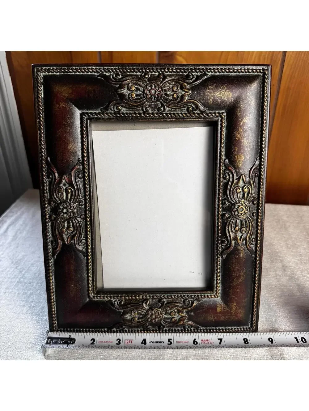 Vintage Ornate 5x7 Picture Frame Heavy Duty Decorative Tabletop Frame